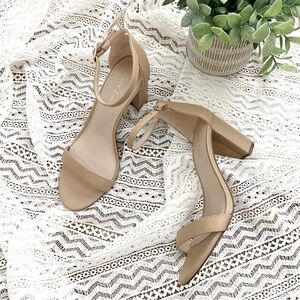 NUDE Heeled Sandals, Excellent Condition